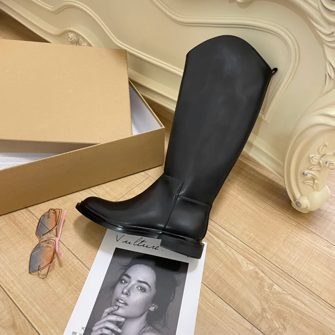 Boots Luxury Designer Long Boots Thin High Heel Boot Boot Fashion Bond