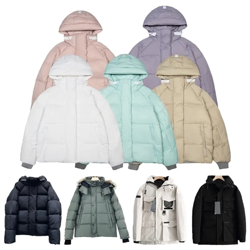 Erkekler Down Parkas Mans of Mens Outerwear Kış Açık Boş Zamanlı Sporlar Yakıt Parker Beyaz Ördek Ceket 220902