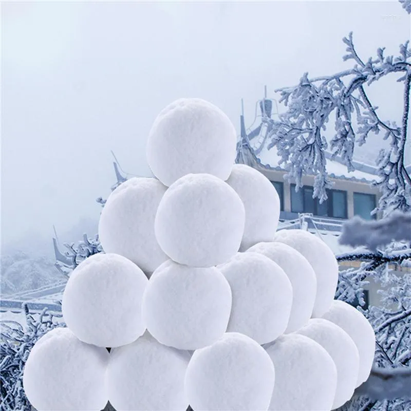 Decoraciones navideñas Simulación Bola de nieve Colgante Bola blanca Artesanía Bolas de espuma Suave y redonda