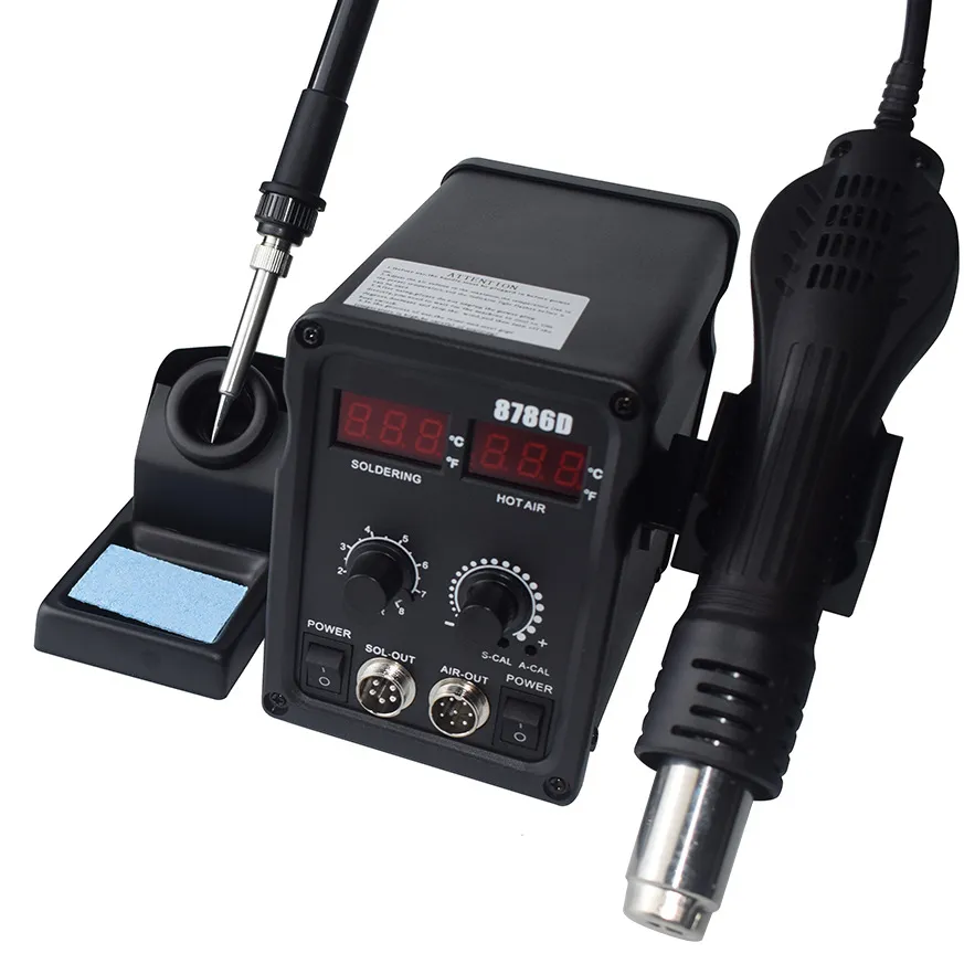 Wholesale 2 In 1 Digital Display Mobile Welding Station With Hot Air ...