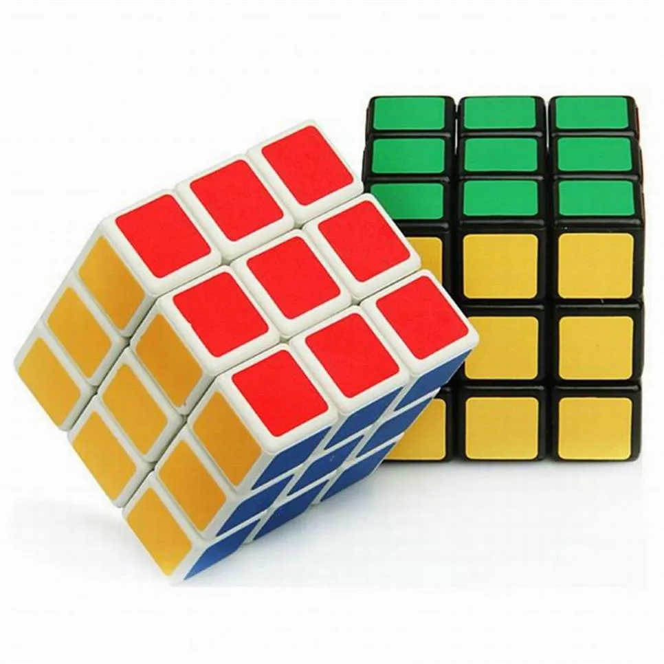 Moq 100pcs Rubics Cube Rubix 큐브 큐브 마법 큐브 루비 스퀘어 마인드 게임 퍼즐 아이를위한 컬러 다색 5 7x5 7x5 7249c