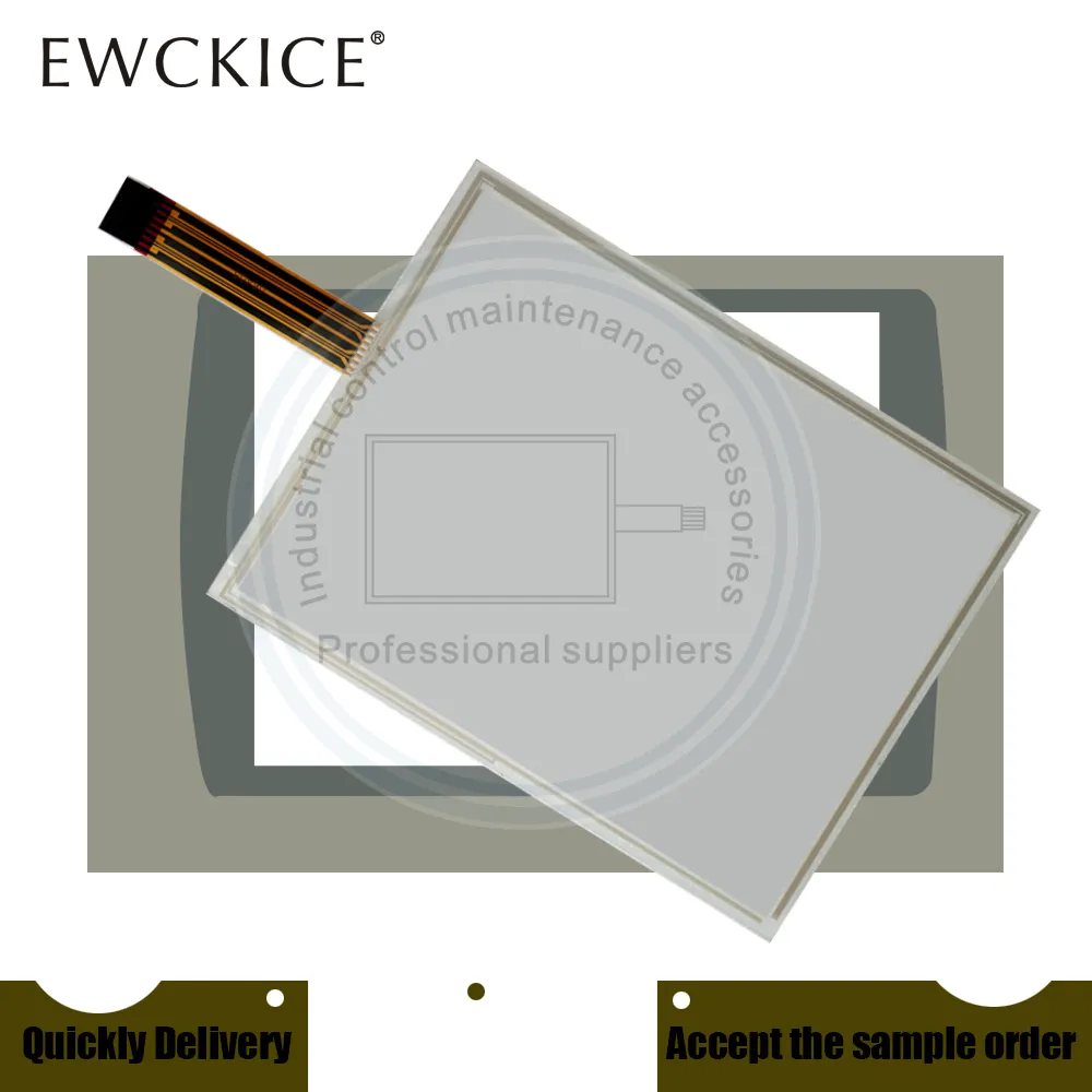 PanelView Plus 1000 części zamiennych 2711p-T10C15A8 2711p-T10C15A2 HMI 2711P-T10C15A1 2711P-T10C15A9 Przemysłowy ekran dotykowy i film z przodu