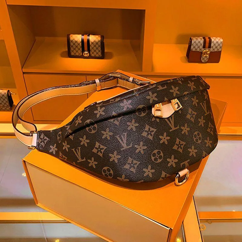 Высококачественные дизайнерские роскошные женские мужские сумки Поясная сумка через плечо Сумка на пояс Сумки на талию Темпераментная поясная сумка Cross Fanny Pack Bum Bags # M43644
