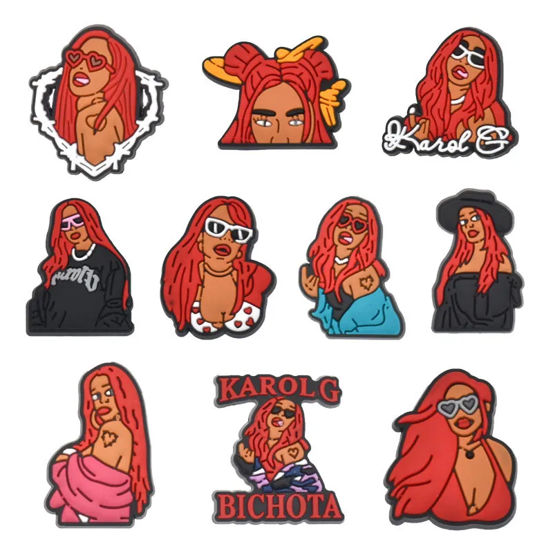 Wholesale Karol G Croc Charms Jibitz Shoe Charm Decoration Buckle Clog