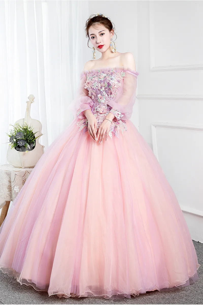 Pink Gown Dress: Buy Trendy Pink Party Wear Gown Online