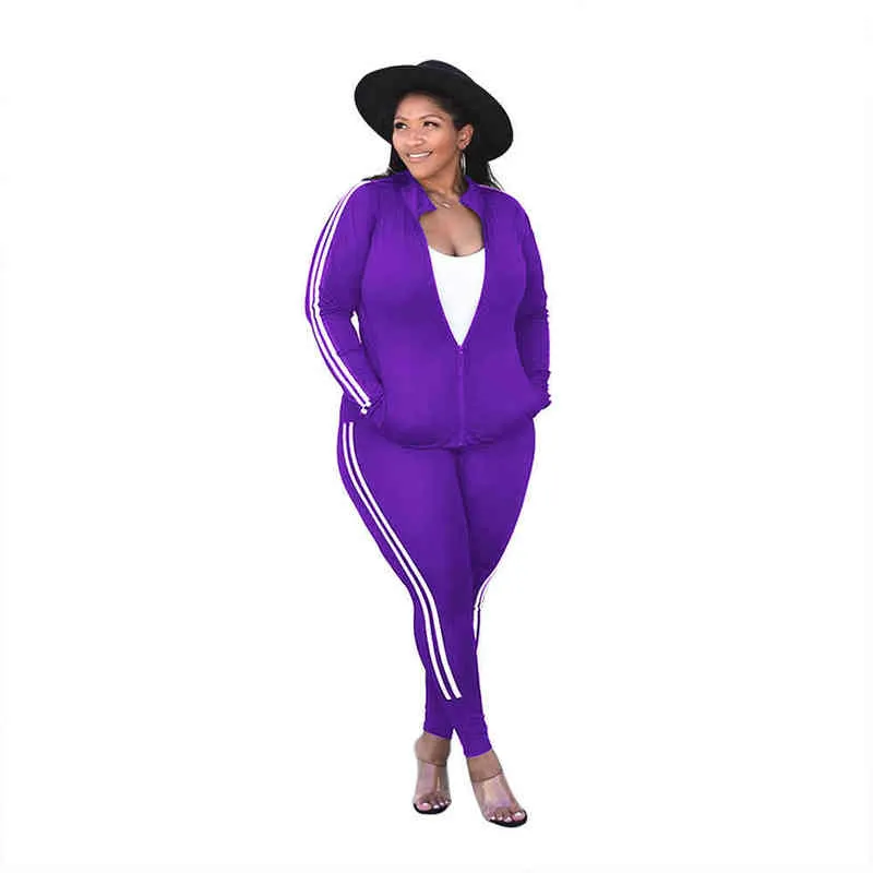 Plus Size Sets Women's Clothes Tracksuit 2 Piece Outfits