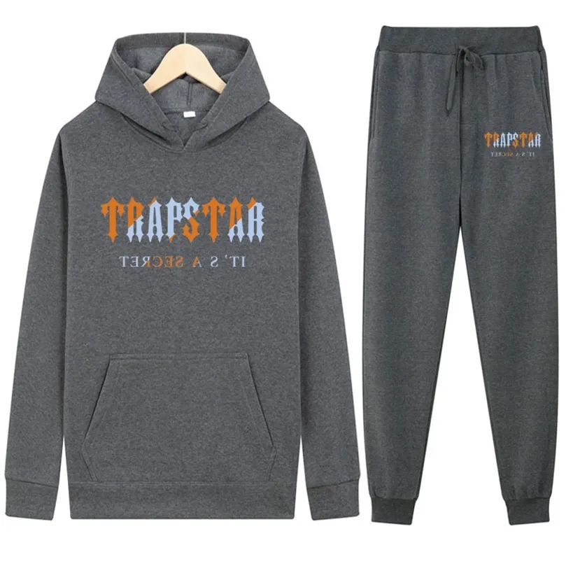 Herren Trainingsanzüge Herbst Winter Mode Herren Damen Sportanzüge Letter Print Hoodie Paare Trainingsanzug Baumwolle Sweatshirt Jogginghose 2-teiliges Set 220906