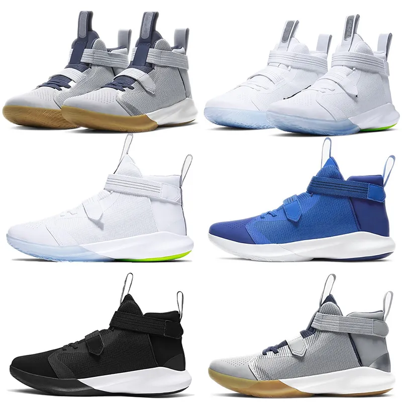 Chaussures de basket Baskets James Precision 3 Flyease Soldier 2022 Nouvelle arrivée Zapatos Cavs Silver Bullet Baskets Baskets Hommes Jeu Royal Femmes Taille 40-46 Chaussures