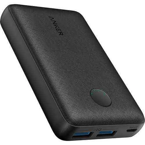 携帯電話用モバイルバッテリー Anker PowerCore Select 10000 mAh ポータブル急速充電器-PowerIQ 12W 10W デュアル出力 Powerbank-black-A1223 T220905