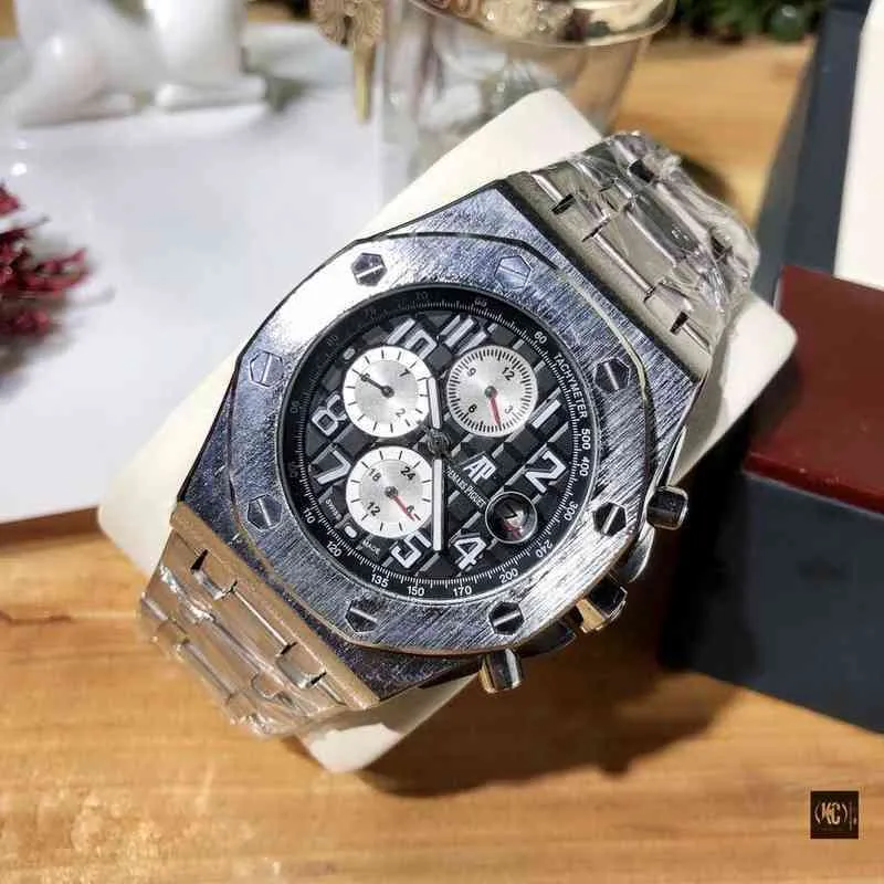 Montres de luxe pour hommes mécaniques 41mm Roya1 0ak 15400 série Genève marque Designers montres-bracelets LXVE