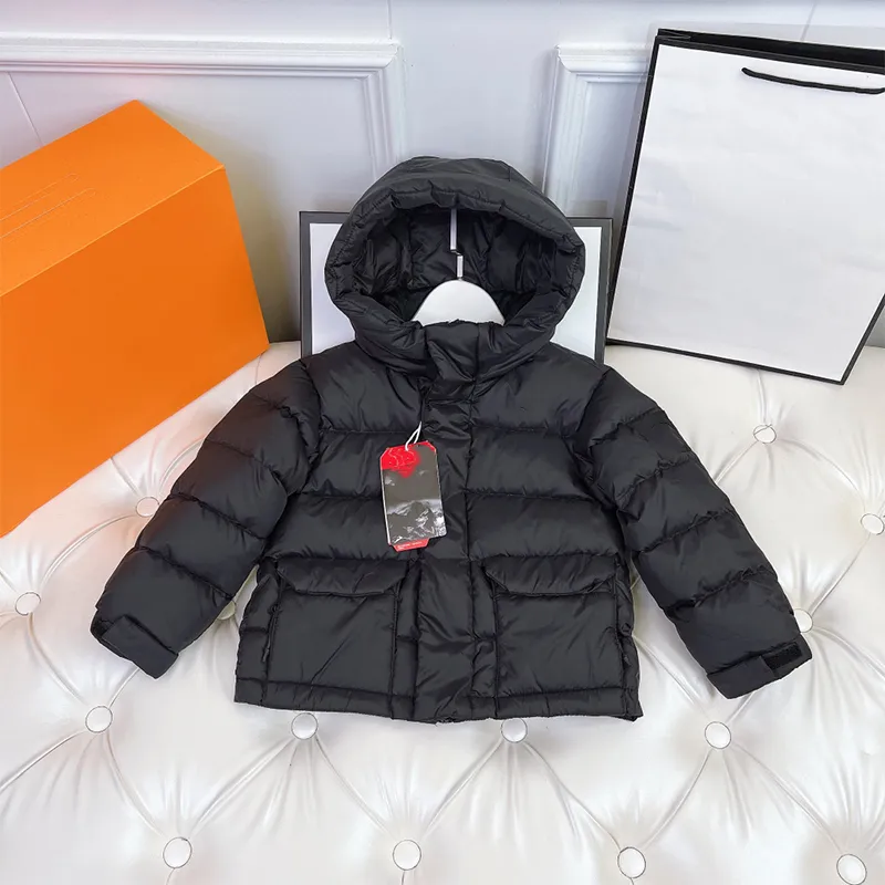 2022 Bébé Designer Vêtements Vers Le Bas Manteau D'hiver Nouveaux Garçons Et Filles Vers Le Bas Veste Épaissie Édredon Blanc Trois Anti Lavable Enfants Chaud Enfants Vêtements