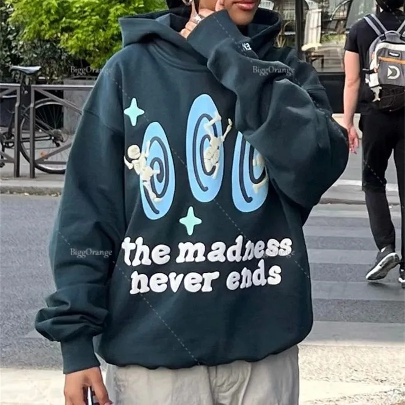 Sweats à capuche pour femmes Sweatshirts de haute qualité imprimé à capuche Punk dames sweat Vintage lâche Harajuku gothique Grunge Y2k femmes hauts streetwear femmes 220906