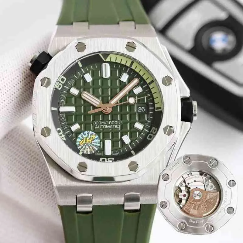 メンズメカニカルシリーズの高級時計オートマチックマシン15710 Luminous Leisure Highend Sports Swiss Top Brand Wristwatches