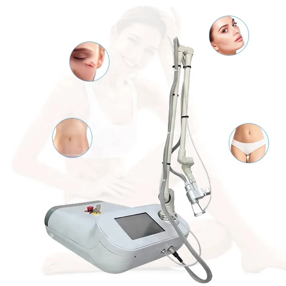 CO2 Fraktionell laser CE -certifikat Portable Professional Skin Stretch Marks Borttagning 10600 NM 4D Vaginal åtdragningsmaskin