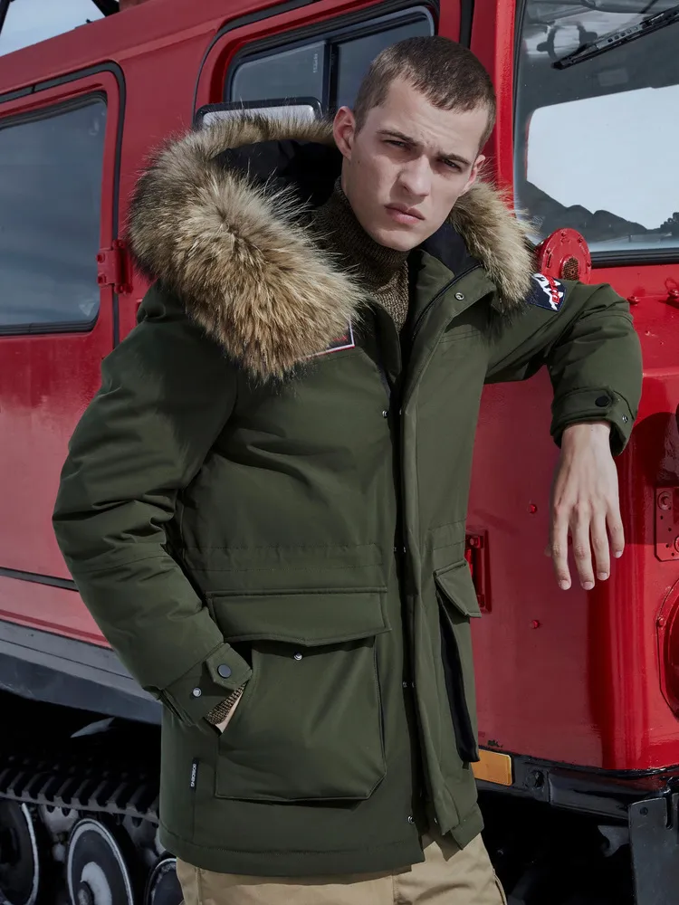 Bosideng Mens Goose Down Parka Bosideng Down Gore Tex Jacket GORE