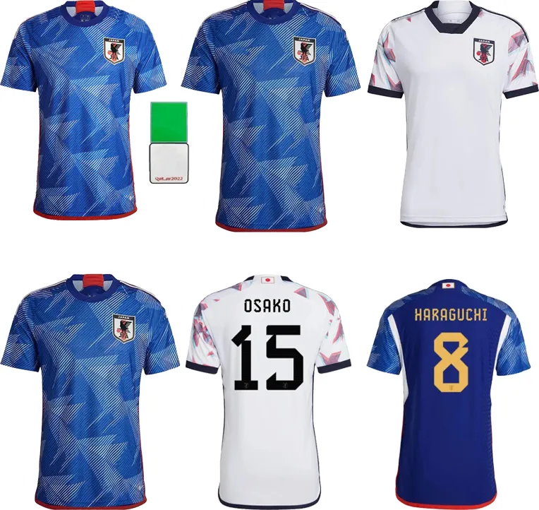 Japan 2022 Soccer Jersey Blue Cartoon Captain TSUBASA 2023 ATOM