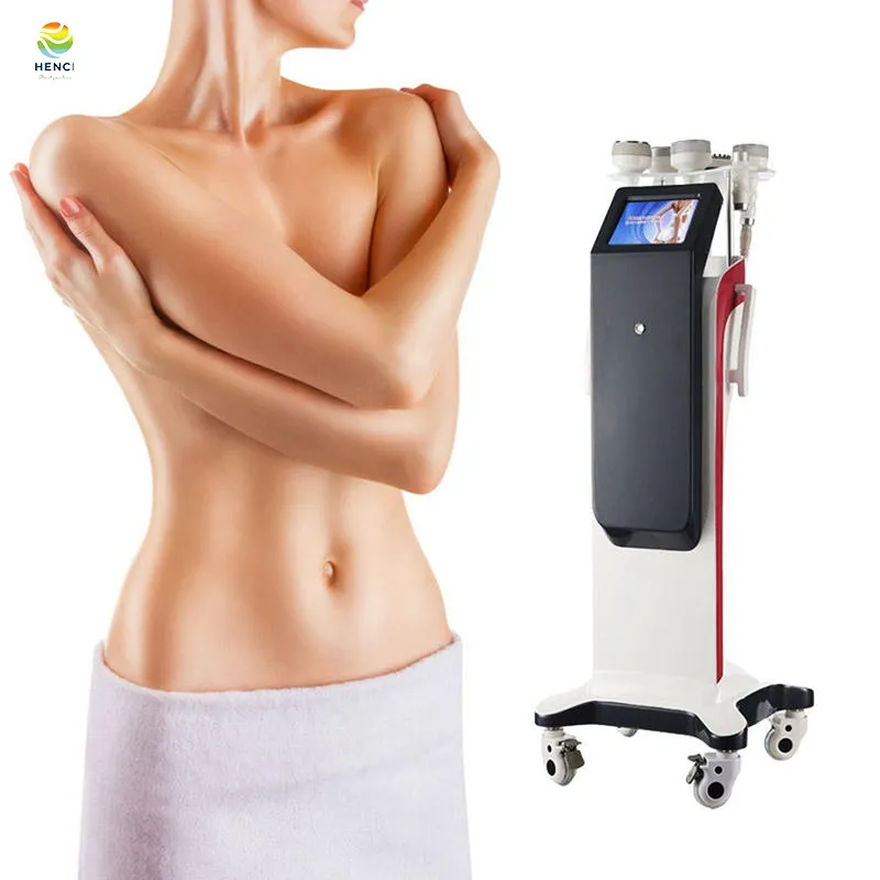 6 in 1 3D Ultrasonic Slimming Machine Vacuum RF Magnetic Body Cupping Shaping 40K Cavitation Instrument