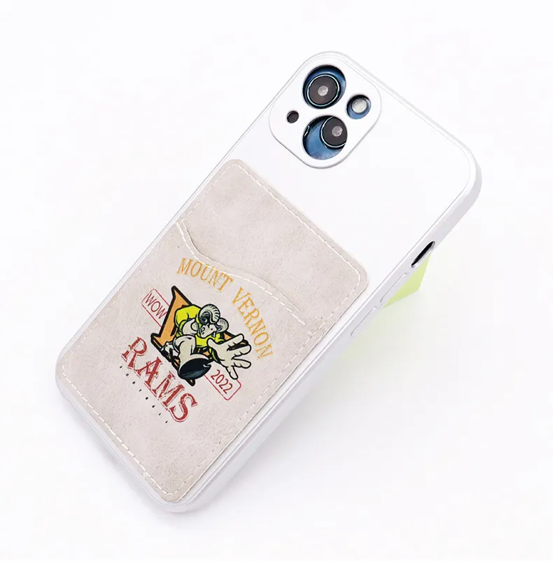 For Cell Phone Cases Sublimation phone Wallet Card slot DIY Print your logo / 