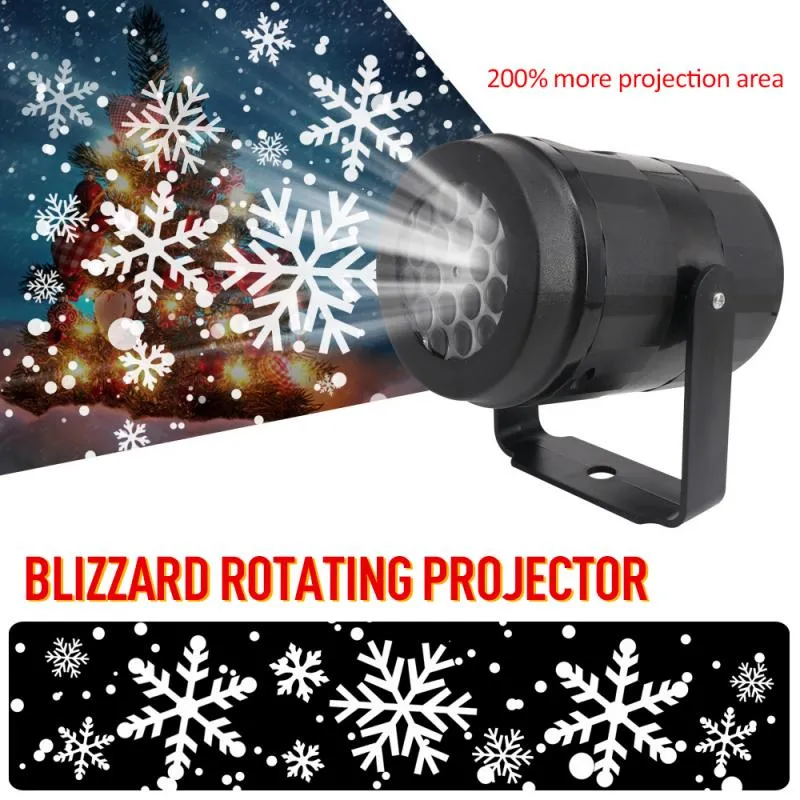 LED-Effekt Schneeflockenlichter Schneesturm Beweglicher Schnee Laserprojektor Innen-Außenlicht Weihnachtsprojektionslicht Bühnenbeleuchtung