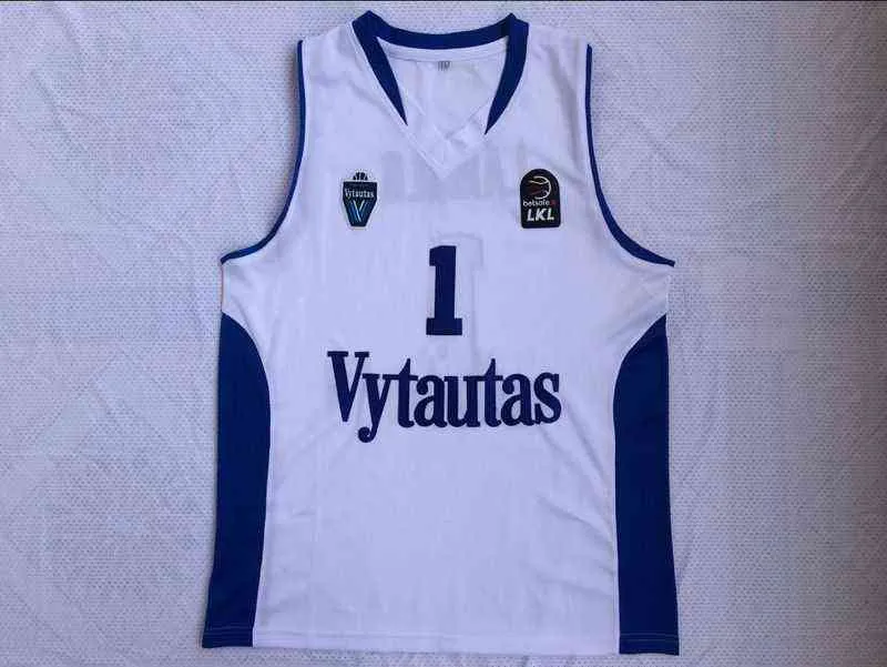 NCAA 3 LiAngelo Ball Vytautas Basketball Shirt 1 Melo Jersey Uniform Alle Nähte College Litauen Prienu blau