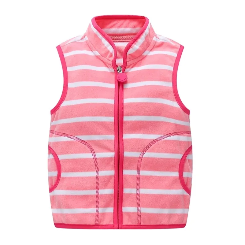 Gilet printemps automne enfant enfant vêtements mignon bébé garçons filles polaire vestes gilets polaire doux 220905