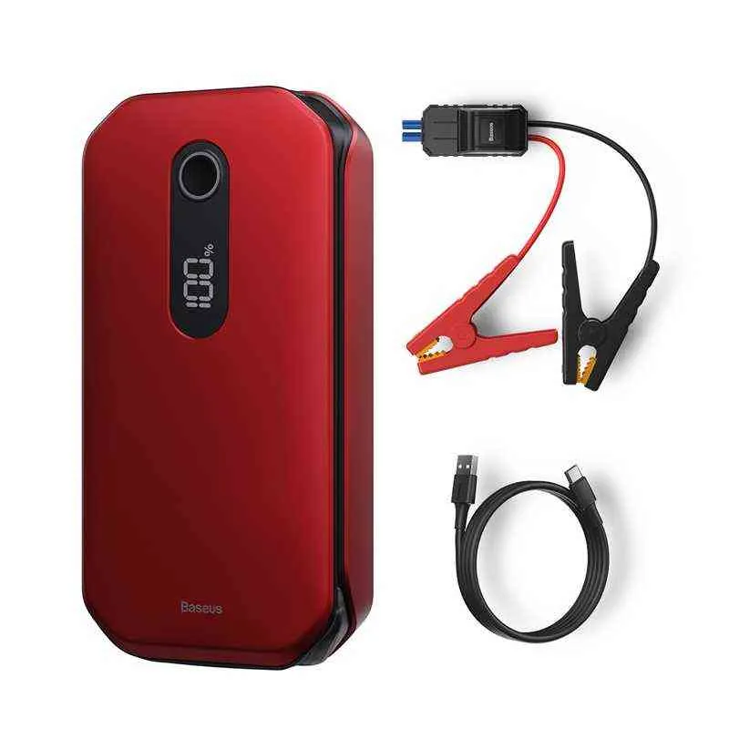 Rouge - Démarreur D'urgence De Saut De Voiture, Super Sûr, Avec Usb, Charge  Rapide, Batterie Au Lithium 12v, Bloc D'alimentation