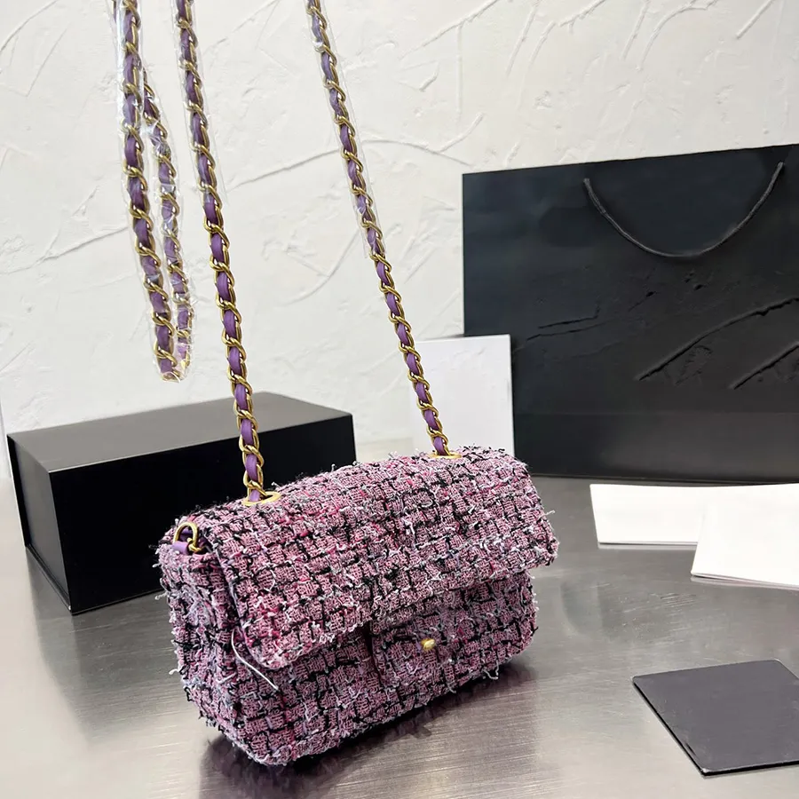 Omuz çantaları tasarımcı çanta zinciri çanta debriyaj kanatları cüzdan kontrol kadife iplik çanta çift harfleri katı hasp kadın lüks çantalar
