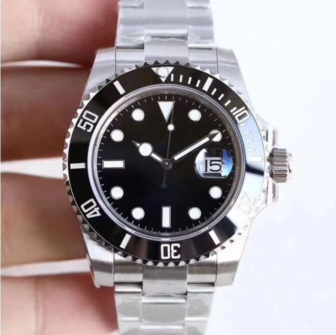 ST9 horloge keramische bezel zwarte saffier datum wijzerplaat 41 mm automatisch mechanisch roestvrij staal heren heren 116610 126610LN horloges