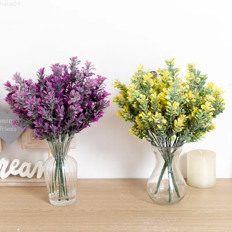 GreenLux Plastic Faux Floral Decor Artificial DIY Arrangement Bouquet