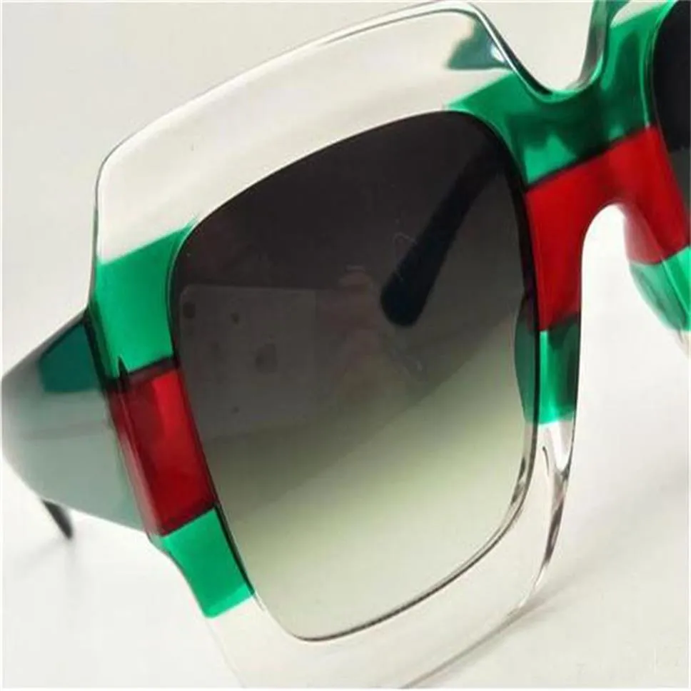 새로운 패션 디자이너 여성 선글라스 0178 스퀘어 멀티 컬러 프레임 탑 품질 UV400 렌즈 보호 안경을 가진 원래 Box216E