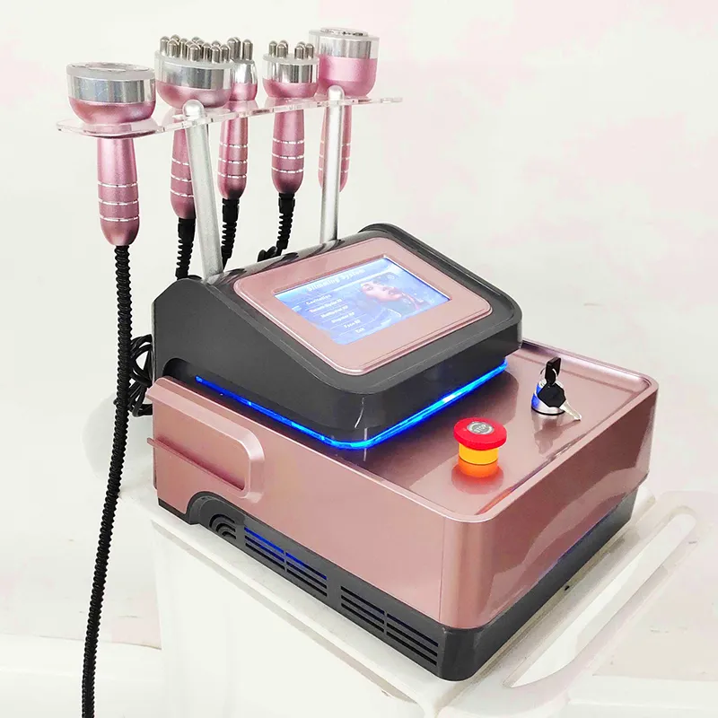 Cavitation Minceur Machine 40K Ultrasons Tripolaire Multipolaire RF Vide Lipo Aspiration Massage Perte De Graisse Réduction De Poids Resserrement De La Peau Corps Façonnage Lifting Du Visage