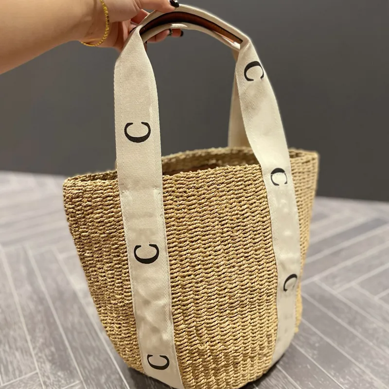 Women Basket Beach Bags Handbag Straw Tote Bucket Bag Shoulder Bags Designers Womens Handbags Luxurys Designers Bags Totes Purses B2105173L From 52 6 DHgate