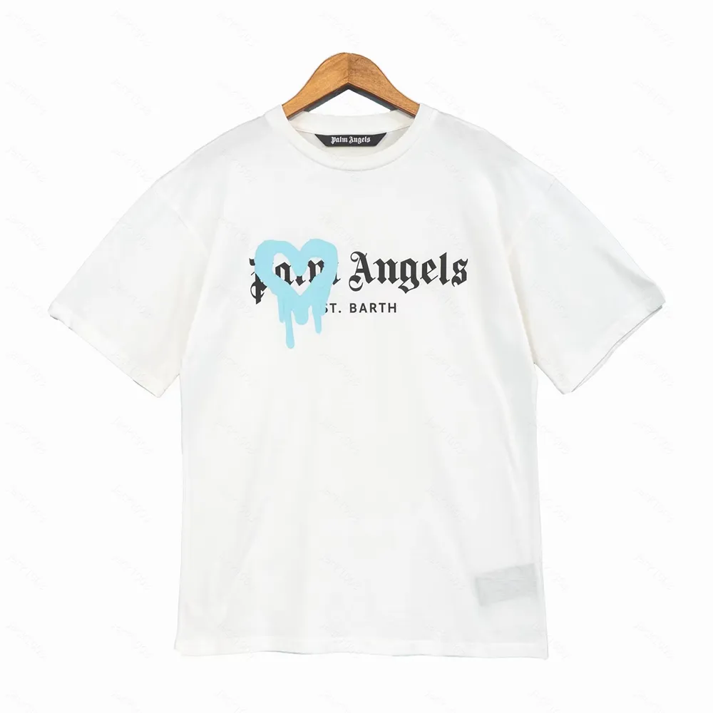 Palm angels t shirt blue sale