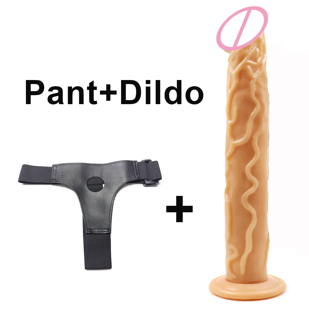 미용 품목 CPWD LESBIJKI DILDO NA PASEK Regulowa Uprz 35cm Czarny Silikonowy 음경 Dorosych 섹시 Zabawki DLA Kobiet Produkty