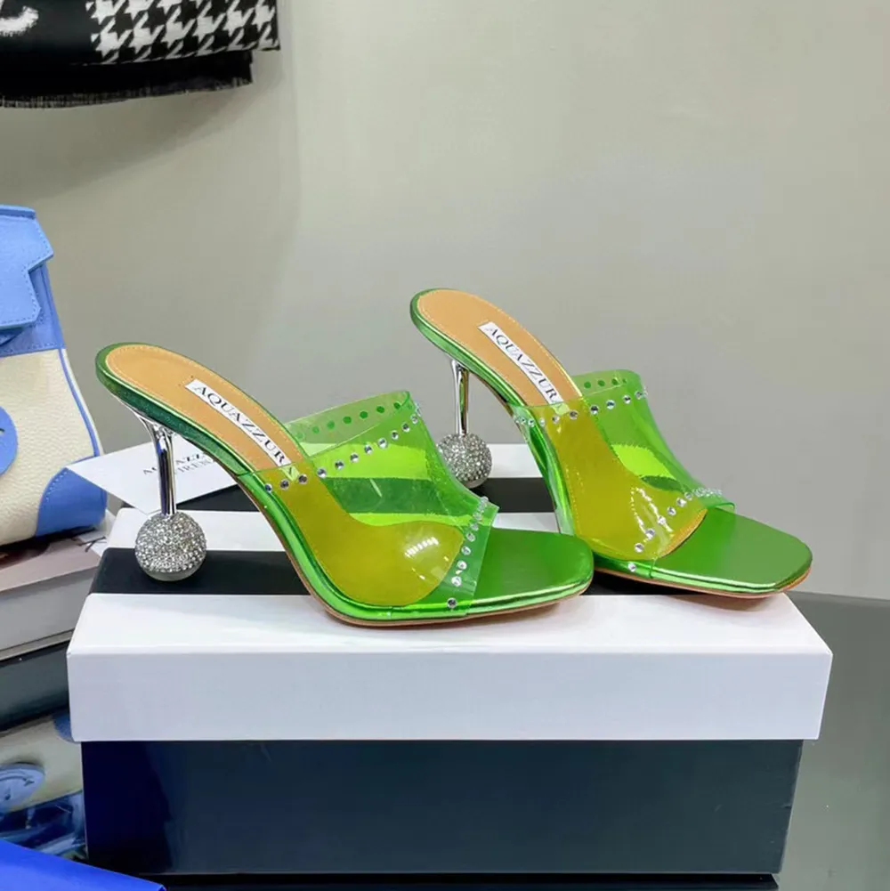 Neon designer heels top