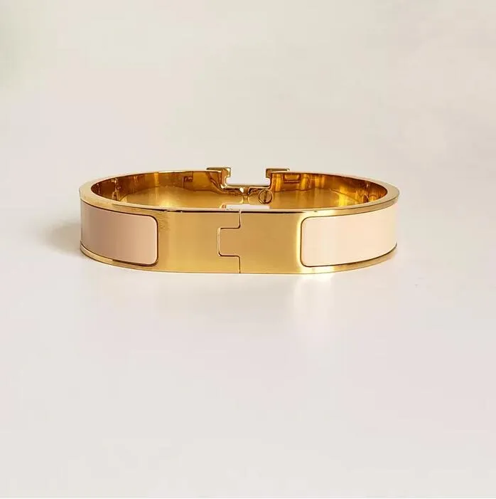 Armbanden Bangle Designer Designer sieraden armband hoogwaardige roestvrijstalen man heren 18 kleur goud gesp 17/19 maat voor mannen en vrouw mode sieraden armbanden met doos