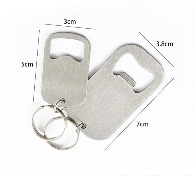 Big and small size popular Stainless Steel Key Chain Bottle Opener