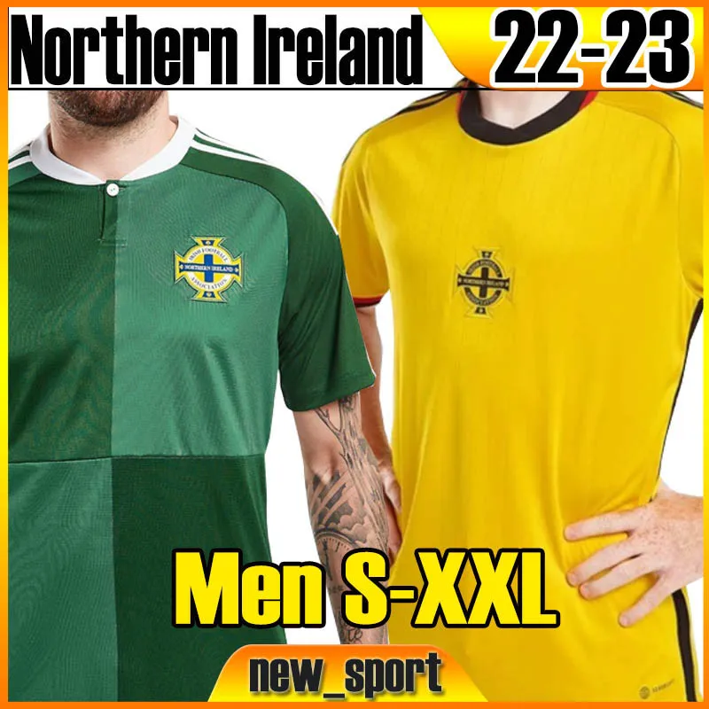 22 23 Noord -Ierland voetbaltruien 2022 2023 Home Classic Vintage Jersey George Evans Lewis Saville Davis Whyte Lafferty McNair Jersey Men Kit Socks Full Set Women