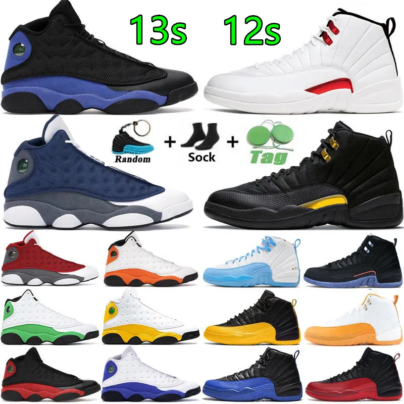 Top Mens Basketball Shoes Jumpman High 12 12s Twist Black Taxi Utility The Master 13 13s Hyper Royal Flint Chicago University Gold Men Women Sports Sneakers Trainers