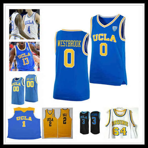 Le collège porte un maillot de basket-ball personnalisé UCLA LaVine Juzang Jaime Jaquez Jr. Jules Bernard Tyger Campbell Cody Riley Peyton Watson Jake K