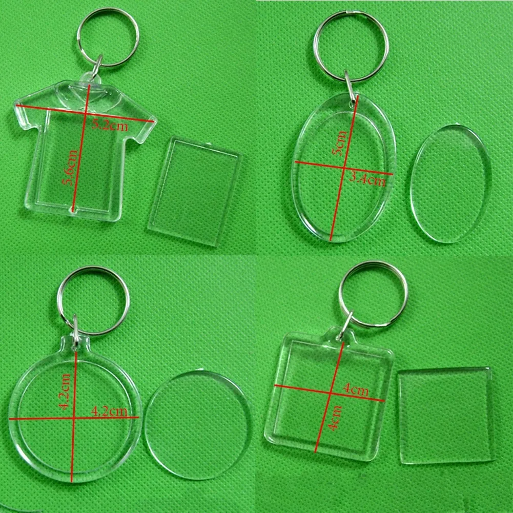 240 Pieces Sublimation Blanks Keychain Set Round Key Rings