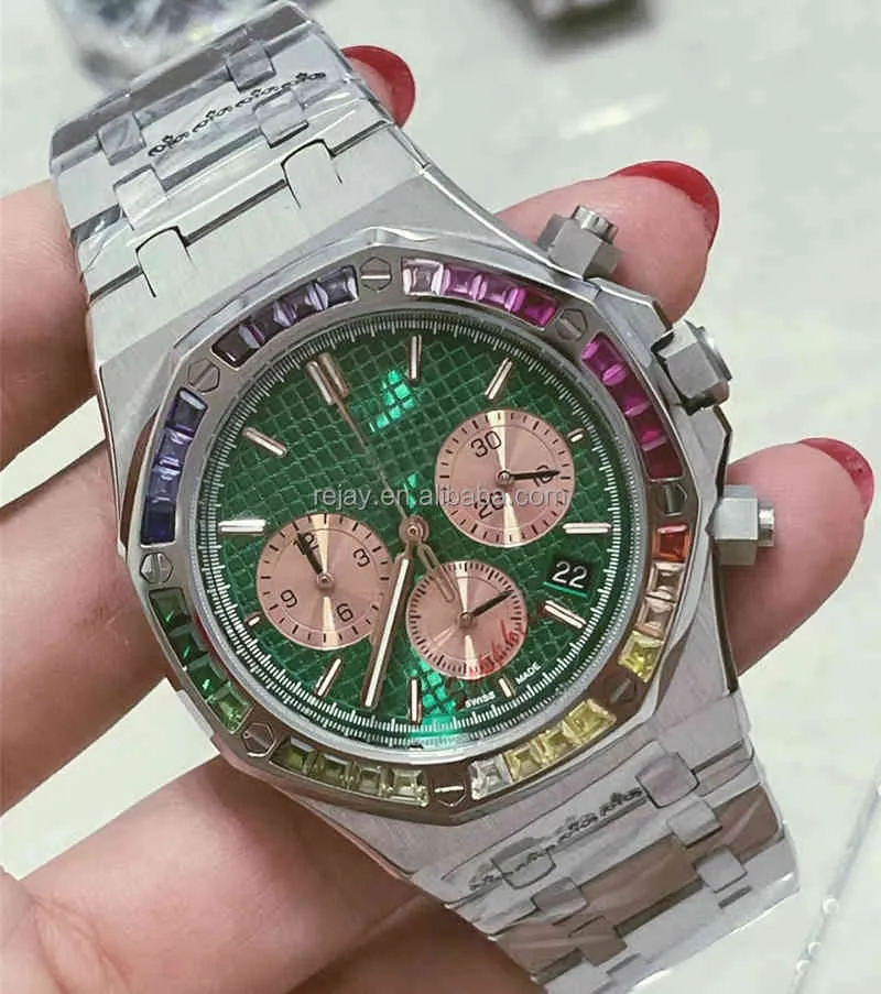 Regarder Men Diamond vs Clock Fashion Sport Plongée ATM ATMÉLAGE VILTAGE COUPLE VINTAGE ES