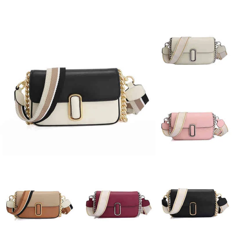 designer bag handbag marc shoulder bag women luxury crossbody bags Fashion M Wide Strap J Flap Vintage chain messenger camera female wallet 220906