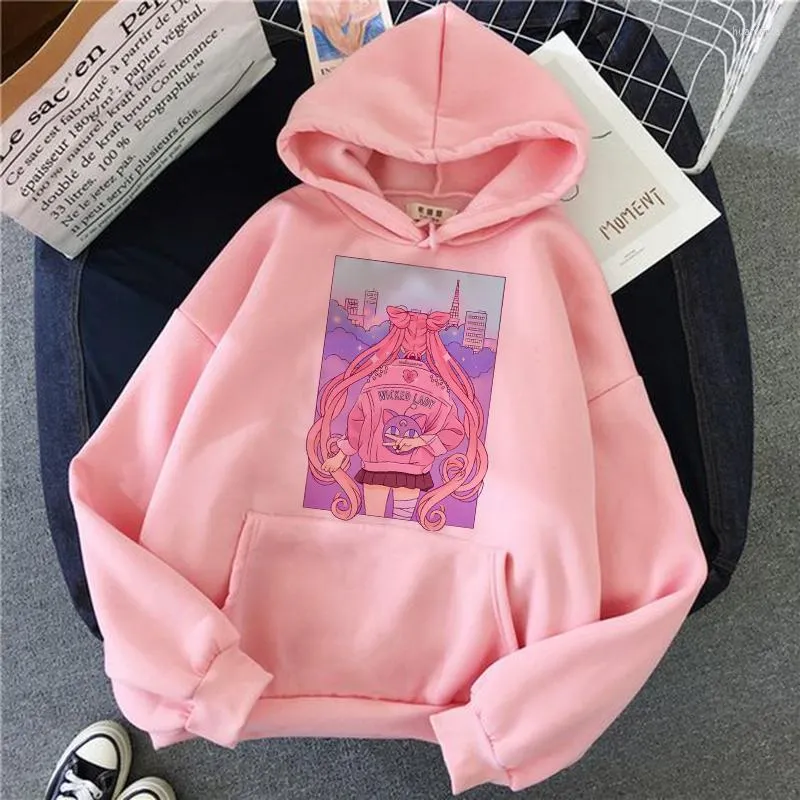 Dames hoodies vrouwen hoodie kawaii grappig ulzzang sweatshirt harajuku Koreaanse stijl grafische vrouwelijke kleding mode grunge