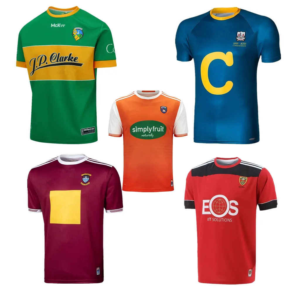 Neues 2023 GAA Trikot WEXFORD TIPPERARY TYRONE LIMERICK MAYO GALWAY