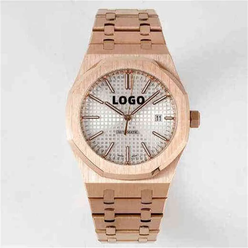 Dykare lyxmekanisk klocka ZF Factory 41mm 15400 ETA 3120 Movement Rose Gold Brand