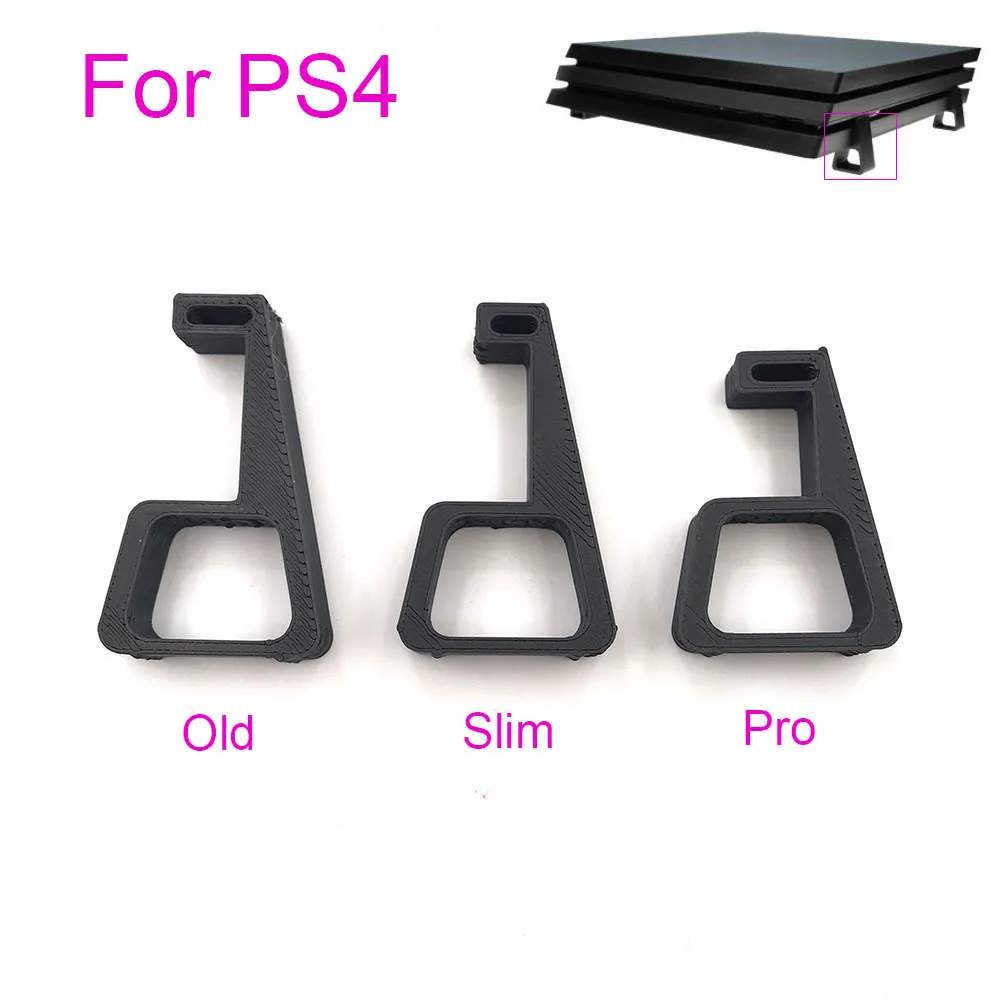 Koelere koelbeugelpoten voor PS4 Slim Pro Console Feet Stand Base Basis plat gemonteerd horizontale houder van hoge kwaliteit snel schip