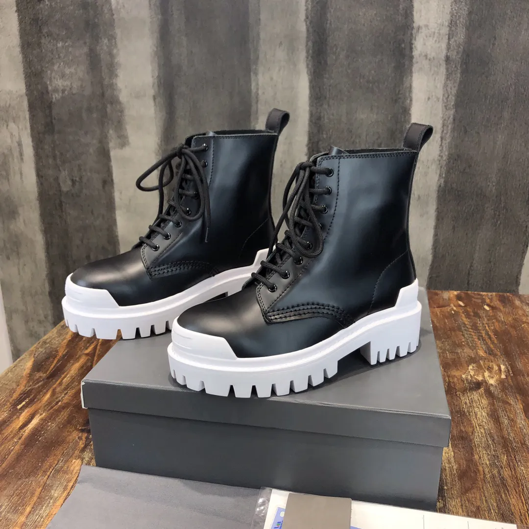 Balenciaga Strike Lace-Up Boot Black (Women's)