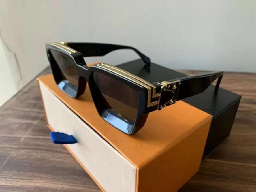 Luxury MILLIONAIRE Sunglasses Full Frame Vintage Sun 96006 Polarized Men For Shiny Gold Sell Hot Women Designer Sunglasse w/Box