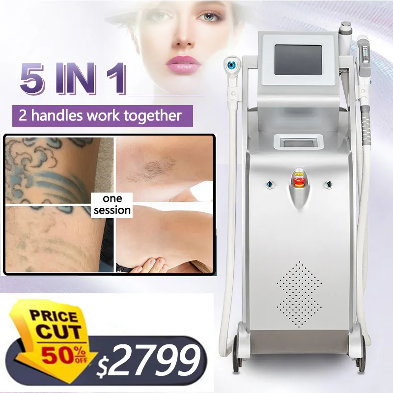 OPT IPL Hair Removal Nd Yag Tattoo Laser Machine Powerful Skin